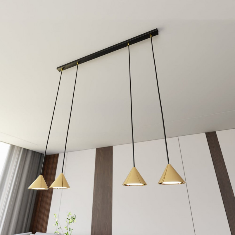Lampa Wisząca Złota 4-punktowa ELIT | Emibig