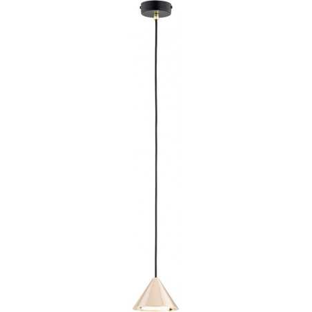 Lampa Wisząca Stożek Elit Złota Emibig - Elegancki Design