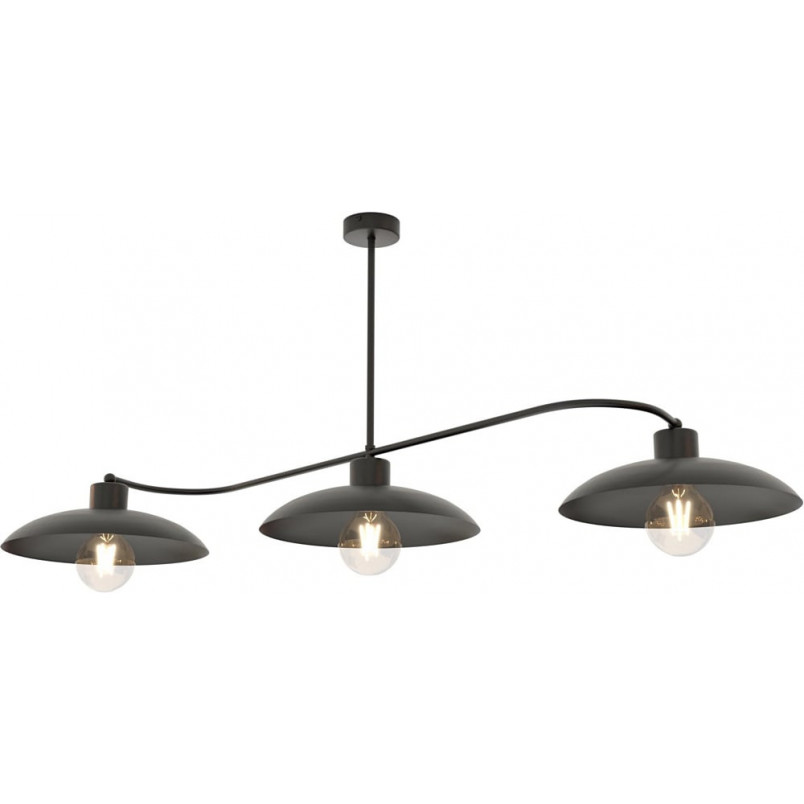 Lampa Sufitowa Loft Foster Czarna | Emibig