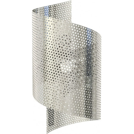 Kinkiet ażurowy Spiral chrom Emibig - Nowoczesny design