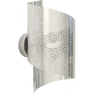 Kinkiet ażurowy Spiral chrom Emibig - Nowoczesny design