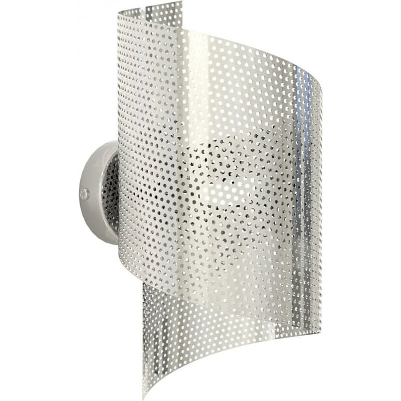 Kinkiet ażurowy Spiral chrom Emibig - Nowoczesny design