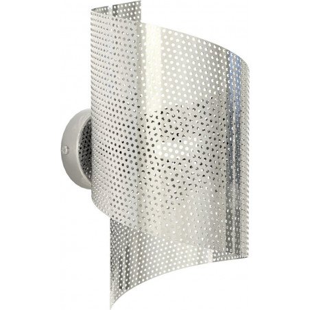 Kinkiet ażurowy Spiral chrom Emibig - Nowoczesny design