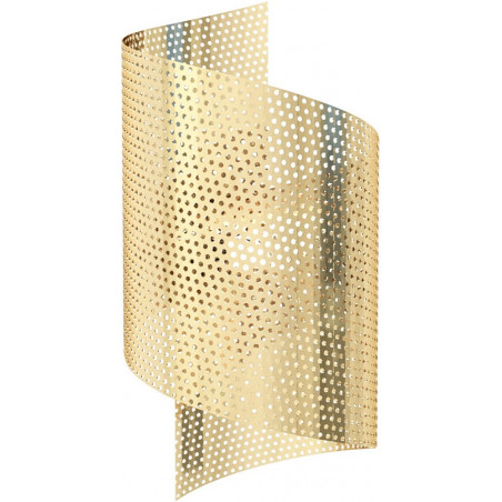 Kinkiet ażurowy Spiral złoty Emibig | Nowoczesny design