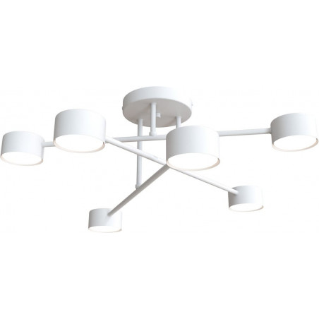 Lampa Sufitowa Halo VI 6-punktowa Biała Emibig | Sklep z Lampami