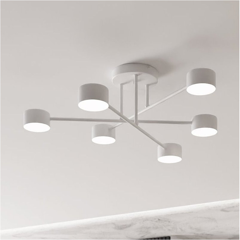 Lampa Sufitowa Halo VI 6-punktowa Biała Emibig | Sklep z Lampami