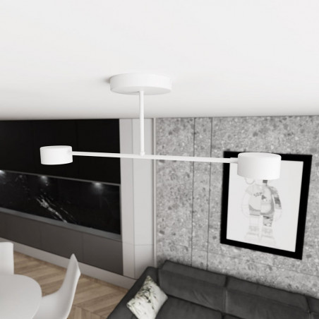Lampa Sufitowa Halo II 60cm Biała Emibig | Nowoczesne Oświetlenie