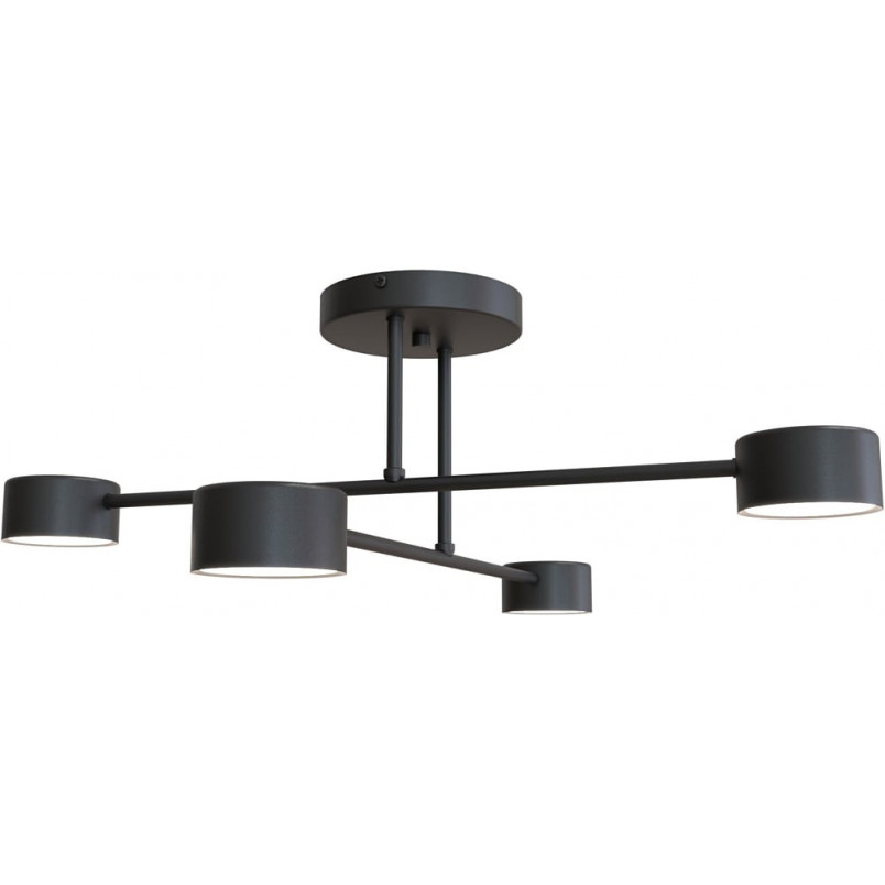 Lampa Sufitowa Czarna 4-Punktowa Halo IV Emibig - 60cm