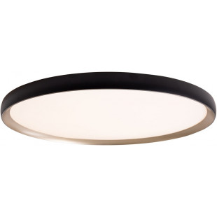 Plafon LED Vik 48cm Czarny/Złoty MaxLight - Nowoczesne Oświetlenie