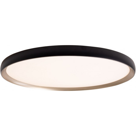 Plafon LED Vik 48cm Czarny/Złoty MaxLight - Nowoczesne Oświetlenie