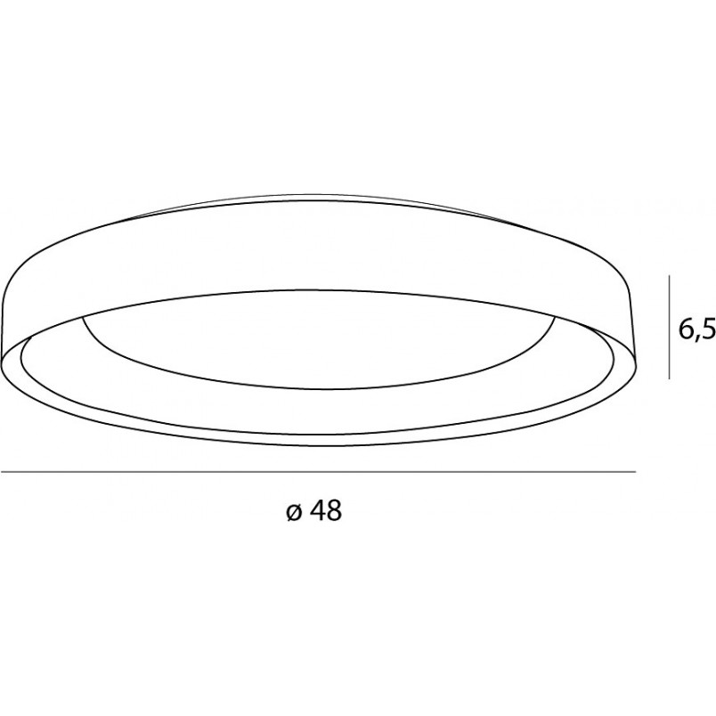 Plafon LED Tornado 48cm biały MaxLight - Oświetlenie