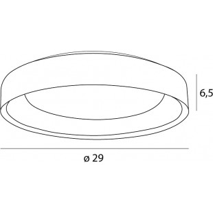 Plafon LED Tornado 29cm biały MaxLight - Oświetlenie