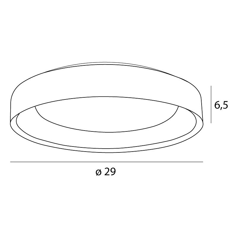 Plafon LED Tornado 29cm biały MaxLight - Oświetlenie