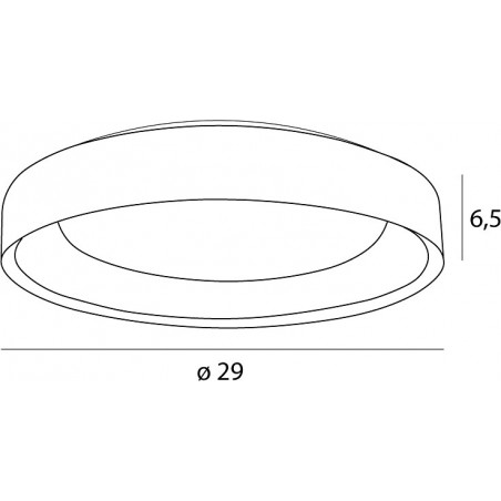 Plafon LED Tornado 29cm biały MaxLight - Oświetlenie