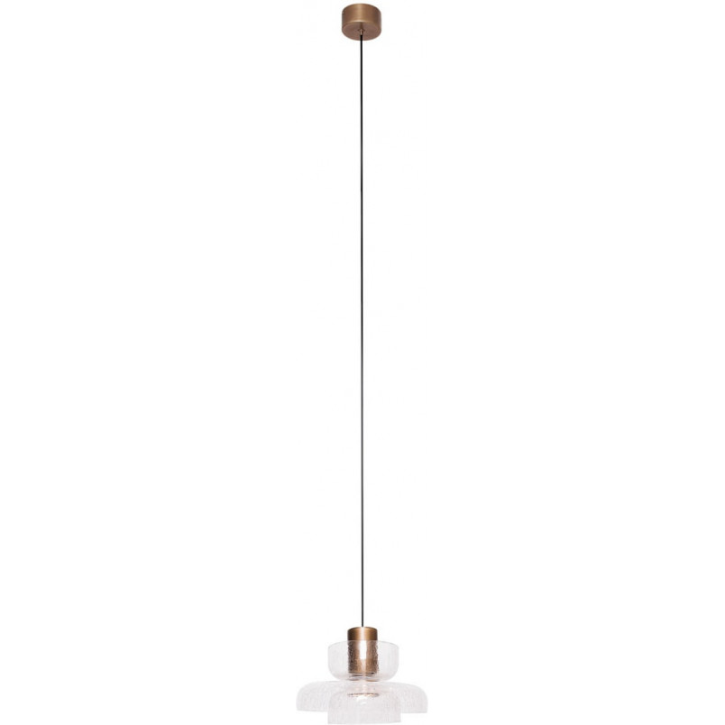Lampa wisząca Signature LED - MaxLight | Szkło, Mosiądz