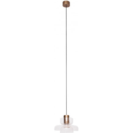 Lampa wisząca Signature LED - MaxLight | Szkło, Mosiądz