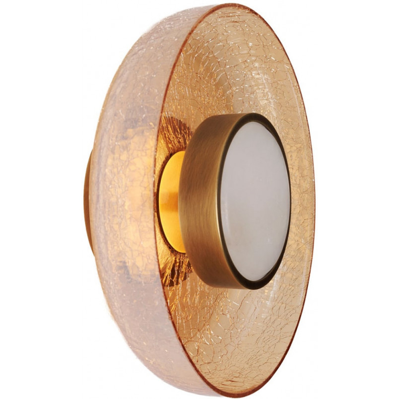 Kinkiet Signature LED - Bursztynowy, Szklany - MaxLight