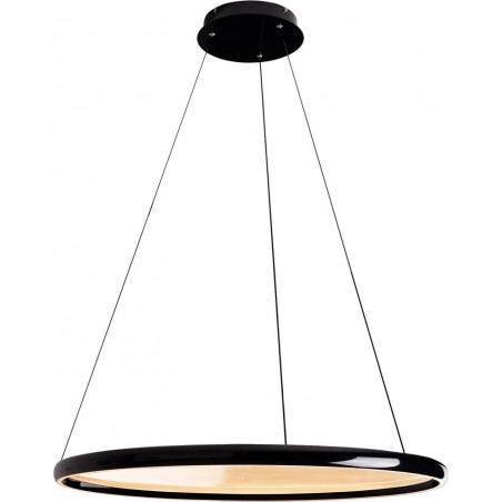 Lampa wisząca czarna LED MaxLight | Pilot, 81cm