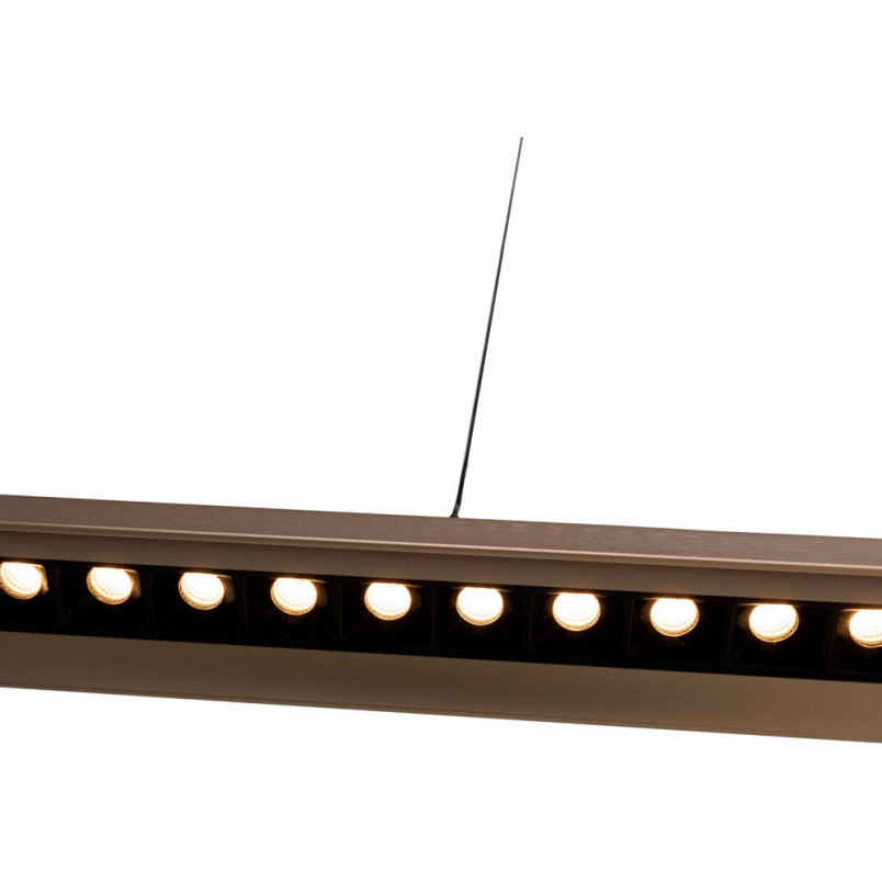 Lampa wisząca LED Jo-Jo Simple | MaxLight - Złota, 124cm