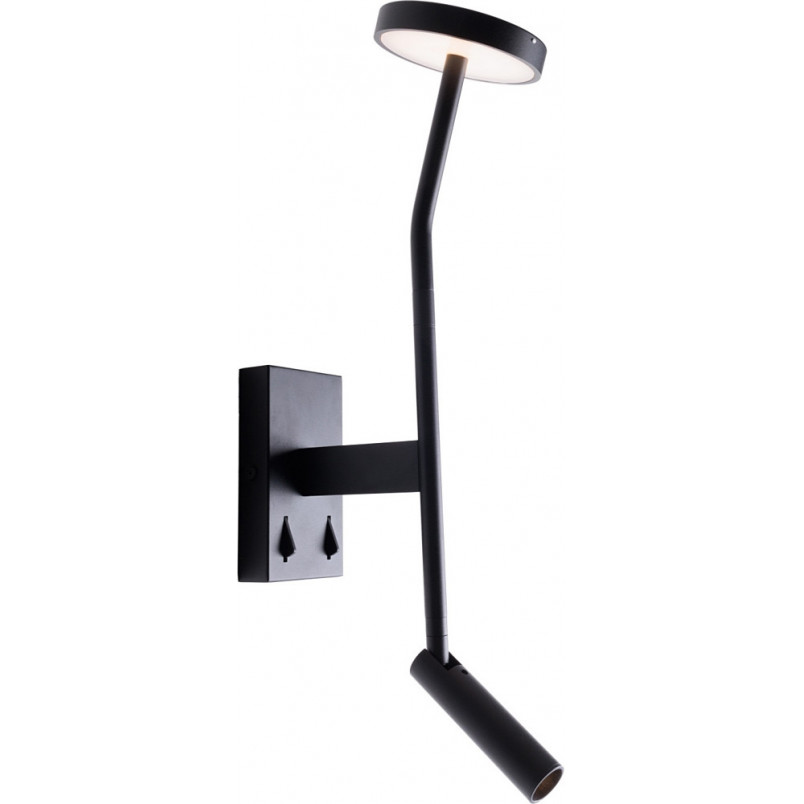 Kinkiet Ibiza LED czarny MaxLight - Lampa do czytania