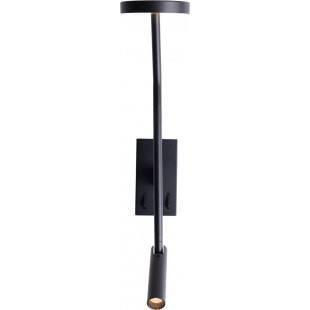 Kinkiet Ibiza LED czarny MaxLight - Lampa do czytania