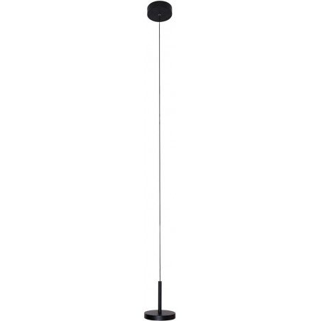 Lampa wisząca Ibiza LED czarna - Minimalizm MaxLight