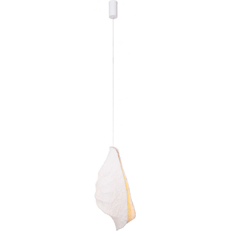 Lampa wisząca Japandi Concha biała MaxLight | Sklep z lampami