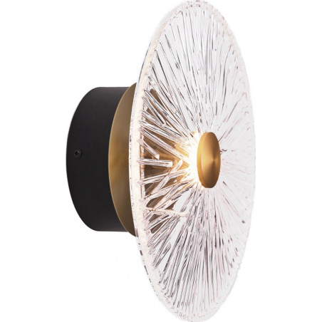 Kinkiet Allure LED - Złoty, Szklany | MaxLight