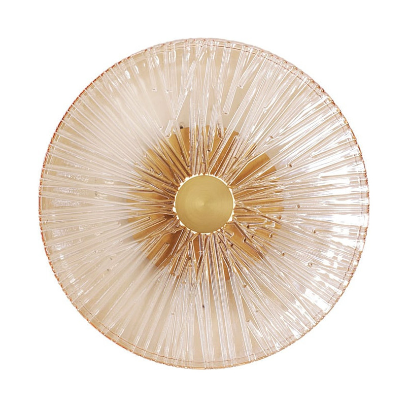 Kinkiet Allure LED - Złoty, Szklany, MaxLight | Oświetlenie Glamour