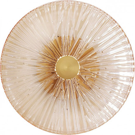Kinkiet Allure LED - Złoty, Szklany, MaxLight | Oświetlenie Glamour