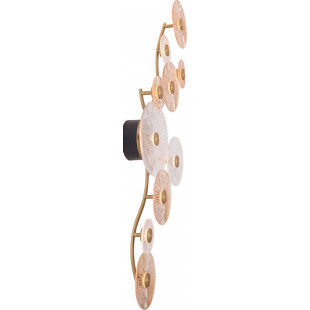 Kinkiet Allure LED - Złoty, Szklany - MaxLight | Oświetlenie