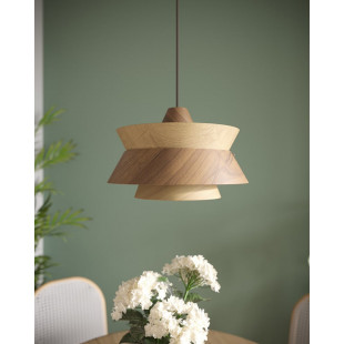 Lampa Wisząca Drewniana Kioto | MaxLight - Skandynawski Design