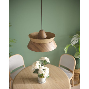 Lampa Wisząca Drewniana Kioto | MaxLight - Skandynawski Design