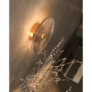 Kinkiet Allure LED - Złoty, Szklany | MaxLight