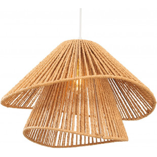 Lampa wisząca boho Amalfii II | MaxLight - Brązowa, pleciona