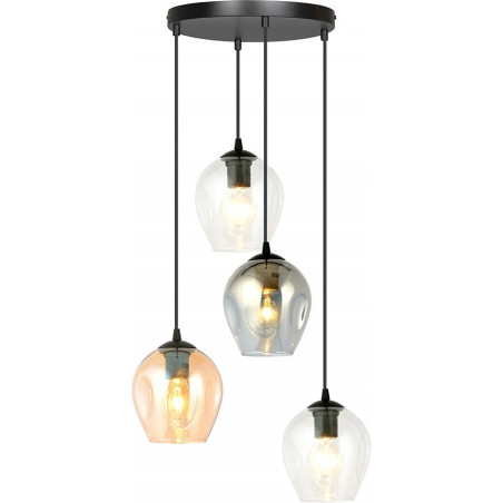 Lampa wisząca szklana Istar IV - Emibig | Nowoczesny Design