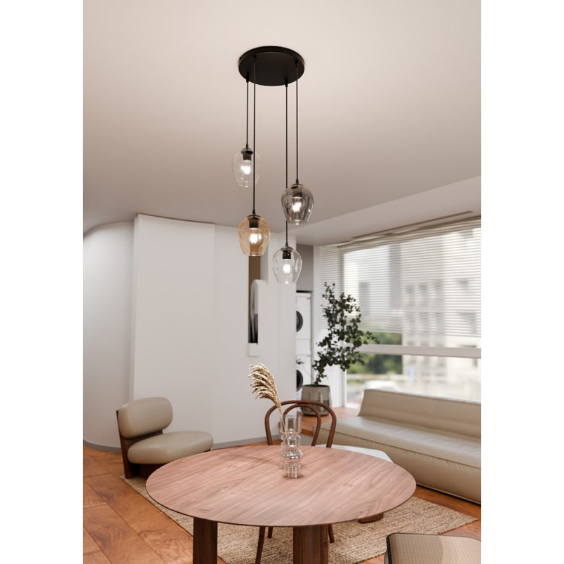 Lampa wisząca szklana Istar IV - Emibig | Nowoczesny Design