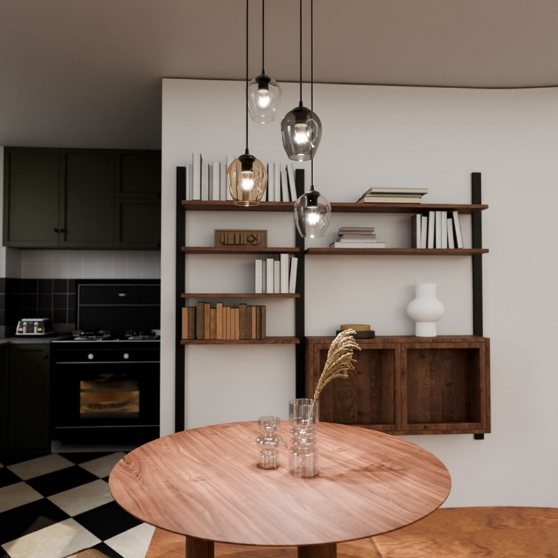 Lampa wisząca szklana Istar IV - Emibig | Nowoczesny Design
