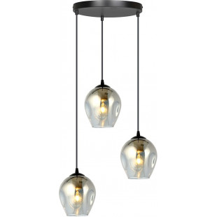 Lampa Wisząca Istar III Emibig | Szklana, Czarno-Grafitowa - Kup Teraz!