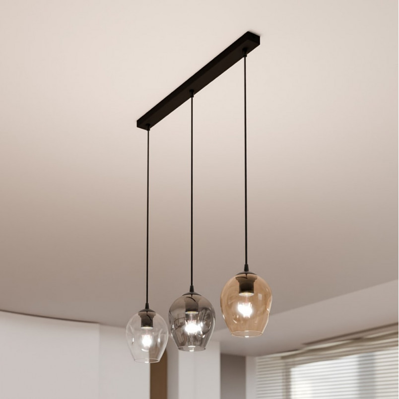 Lampa wisząca Istar III | Szkło, Multikolor | Emibig