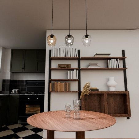 Lampa wisząca Istar III | Szkło, Multikolor | Emibig