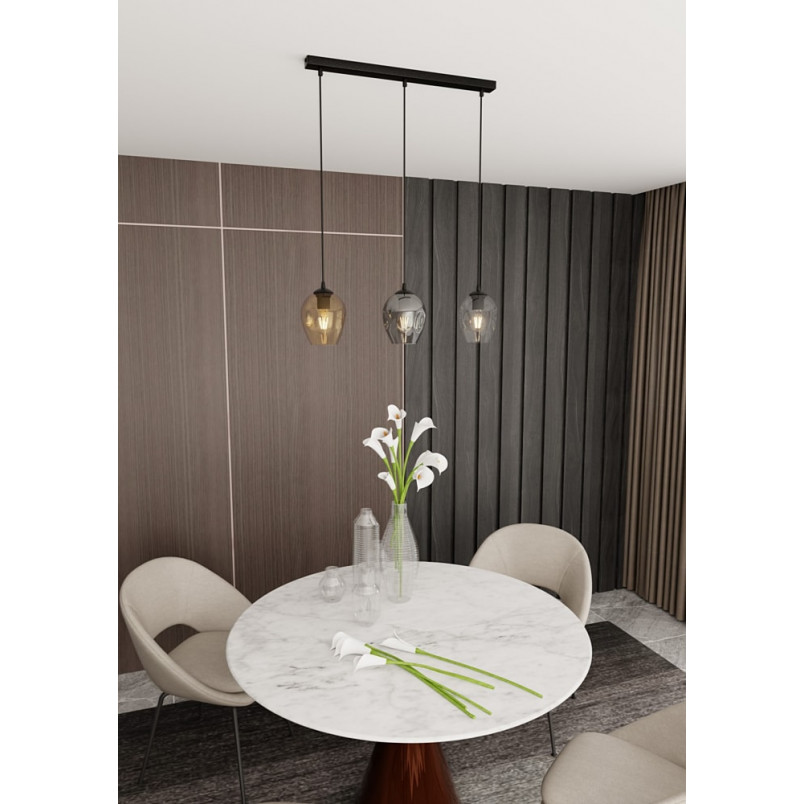 Lampa wisząca Istar III | Szkło, Multikolor | Emibig