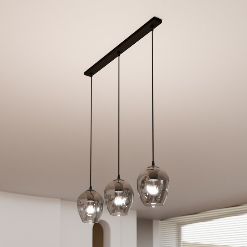 Lampa wisząca szklana Istar III | Emibig - 70cm