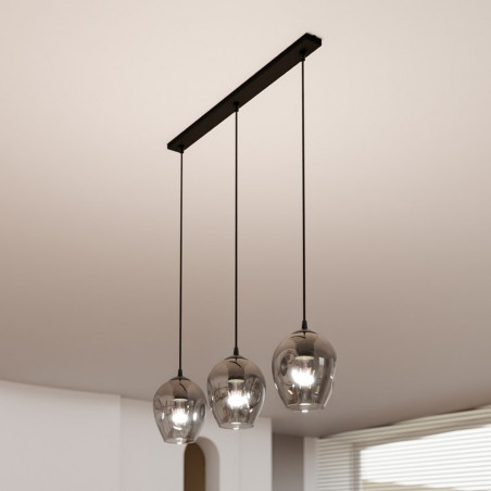 Lampa wisząca szklana Istar III | Emibig - 70cm