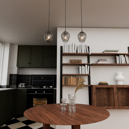 Lampa wisząca szklana Istar III | Emibig - 70cm