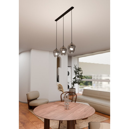 Lampa wisząca szklana Istar III | Emibig - 70cm