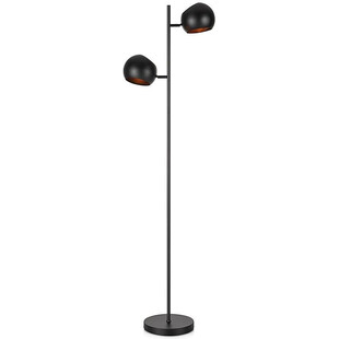 Lampa podłogowa podwójna Edgar Czarna marki Markslojd