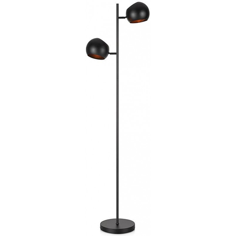 Lampa podłogowa podwójna Edgar czarna - Markslojd | Skandynawski Design