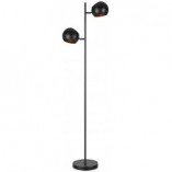 Lampa podłogowa podwójna Edgar czarna - Markslojd | Skandynawski Design