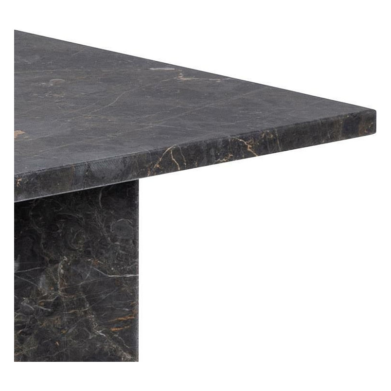 Stolik kawowy Actona Vega: Brązowy marmur, 140x70cm | Luksusowy design